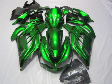 ZX14R ZZR 1400 2012-2021 - Vert Blanc Ninja Décalque