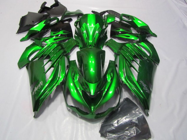ZX14R ZZR 1400 2012-2021 - Vert Blanc Ninja Décalque ZX14R ZZR 1400 2012-2021 - Vert Blanc Ninja Décalque