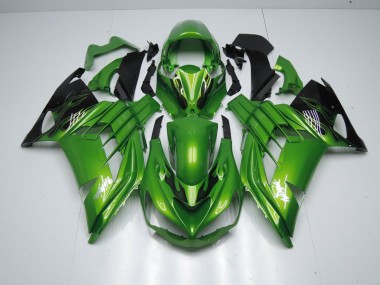 ZX14R ZZR 1400 2012-2021 - Vert Flamme