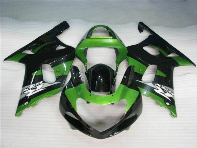 GSXR 600 / 750 K1 K2 K3 2001-2003 - Vert Noir GSXR 600 / 750 K1 K2 K3 2001-2003 - Vert Noir