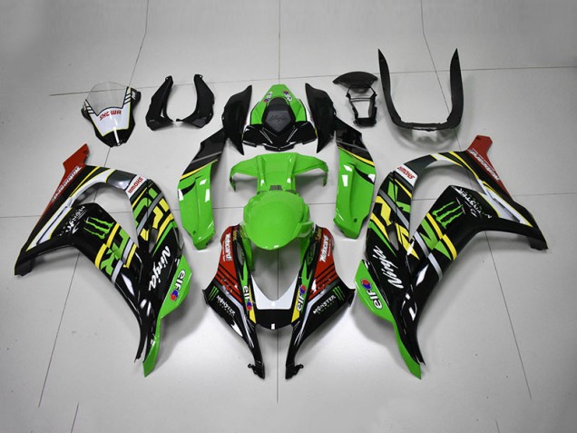 ZX10R 2016-2019 - Vert Noir Rouge Ninja Monster ZX10R 2016-2019 - Vert Noir Rouge Ninja Monster