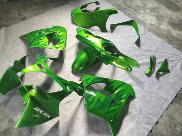 ZX9R 2000-2001 - Vert Vert Flamme ZX9R 2000-2001 - Vert Vert Flamme